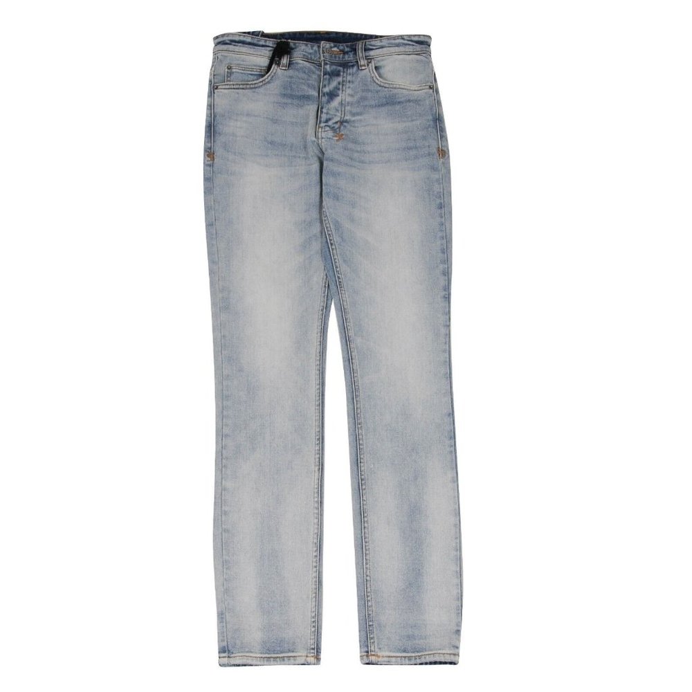 Ksubi Mens Jeans Size 30x33 Light Wash Blue Chitch Mid Rise Slim Fit Denim